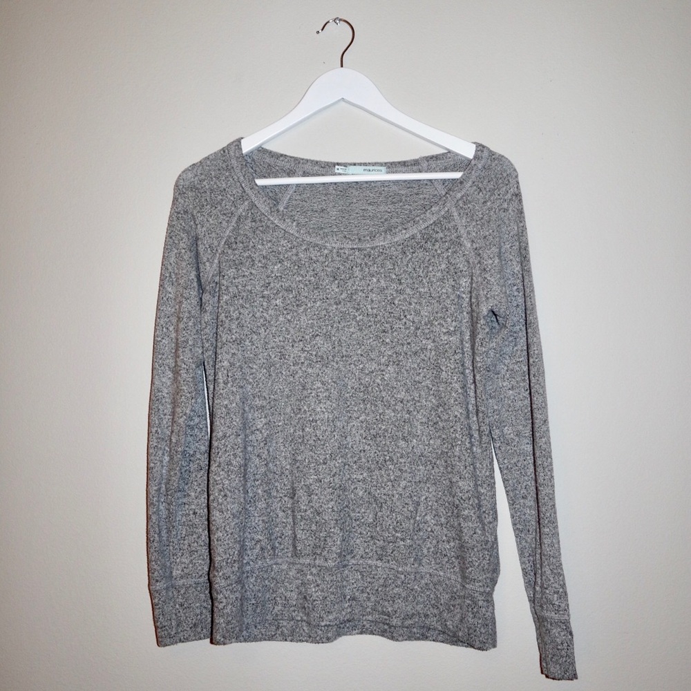 Grey Plush Sweater
